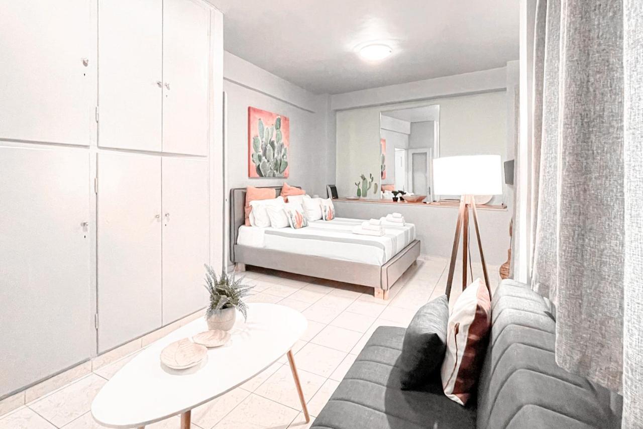 Cute 1Br Apt With Balcony In The Heart Of The City Atény Exteriér fotografie
