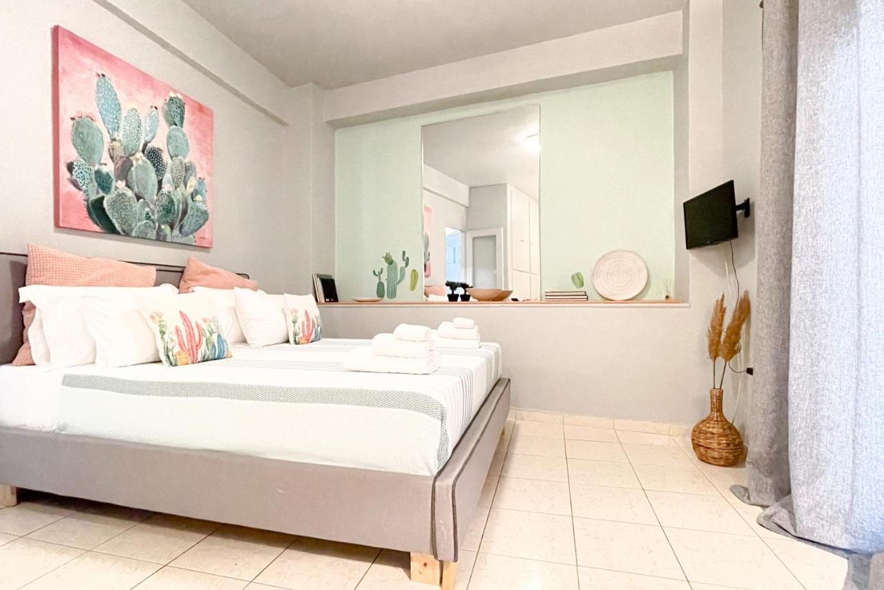 Cute 1Br Apt With Balcony In The Heart Of The City Atény Exteriér fotografie